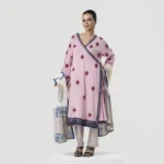 Embroidered & Hand Block Print Shalwar Kameez