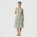 Hand Block Print Sleeveless Dress