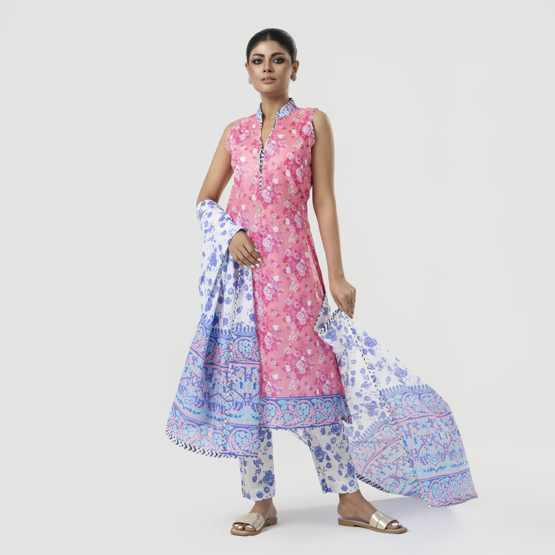 RL-68a Screen Print Shalwar Kameez - Image 1