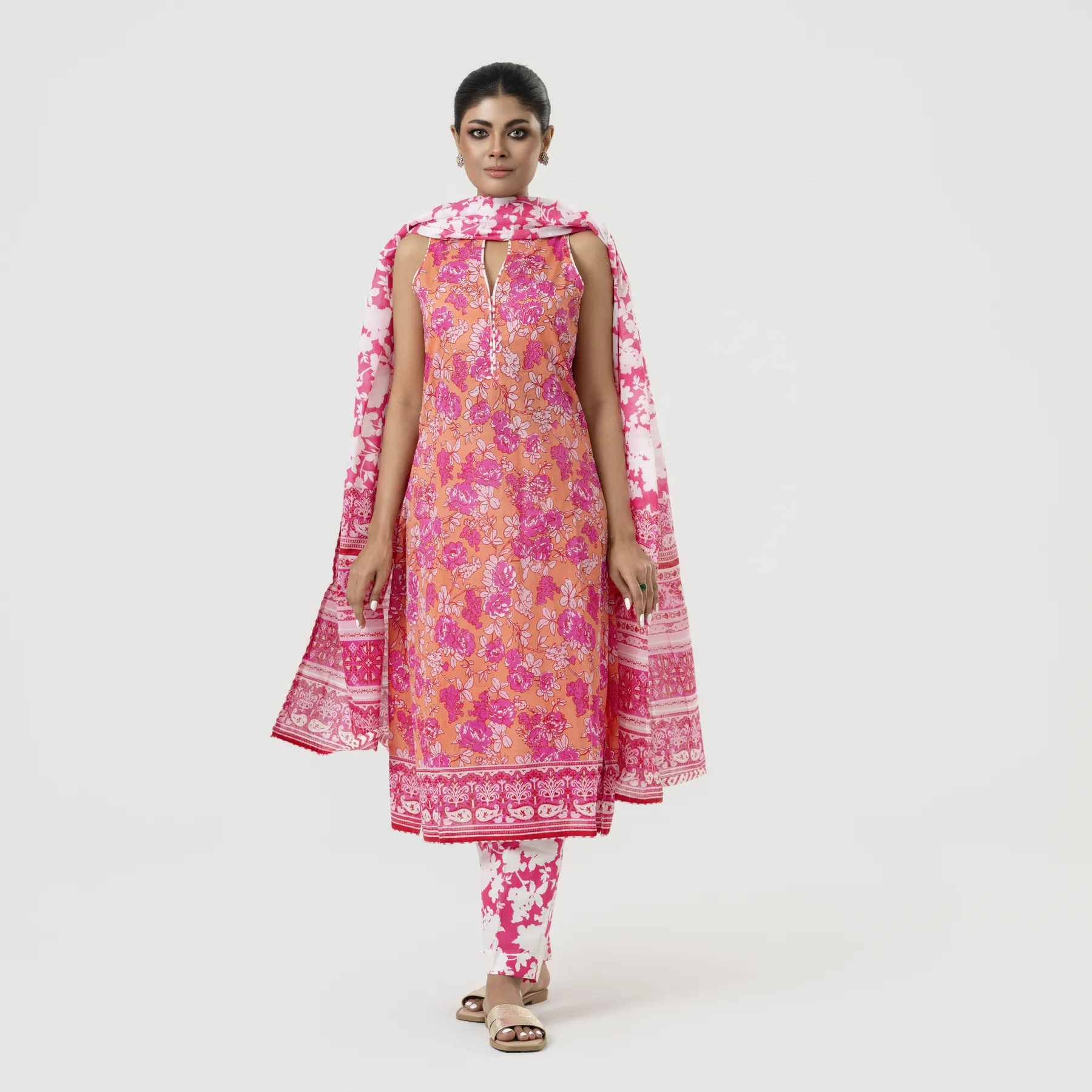 RL-89a Screen Print Shalwar Kameez - Image 1